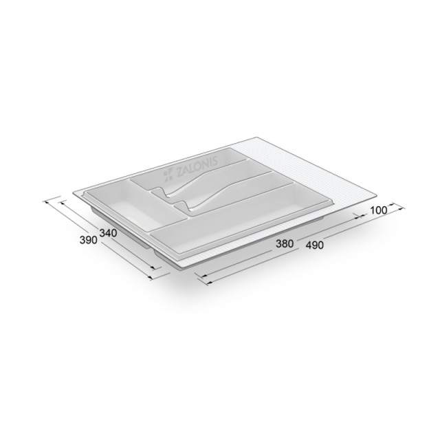 CUTLERY TRAYS VOLPATO 45 WHITE